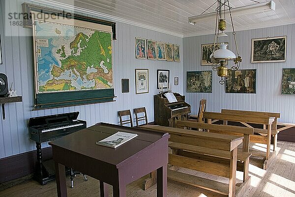 Klassenzimmer  Schule  Skogasafn  Heimatmuseum  Skogar  Island  Europa