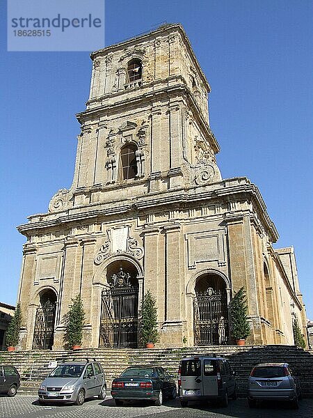 Kirche Maria SS. della Visitazione  Via Roma  Enna  Agrigent  Sizilien  Kathedrale  Chiesa Madre  Duomo di Maria SS. della Visitazione  Italien  Europa