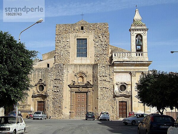 Kirche  Chiesa di Sant' Agostino  Sciacca  Sizilien  Italien  Europa