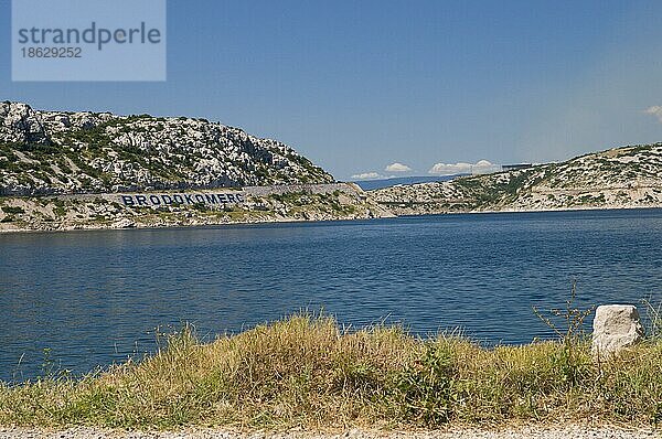 Kvarner-Bucht  bei Rijeka  Insel Rab  Kroatien  Europa