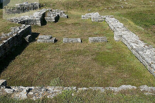 Ausgrabungsstätte  Nesactium  Istrien  Kroatien  Europa