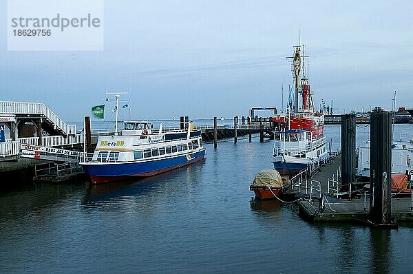 Hafen Alte Liebe  Cuxhaven  Niedersachsen  Deutschland  Europa