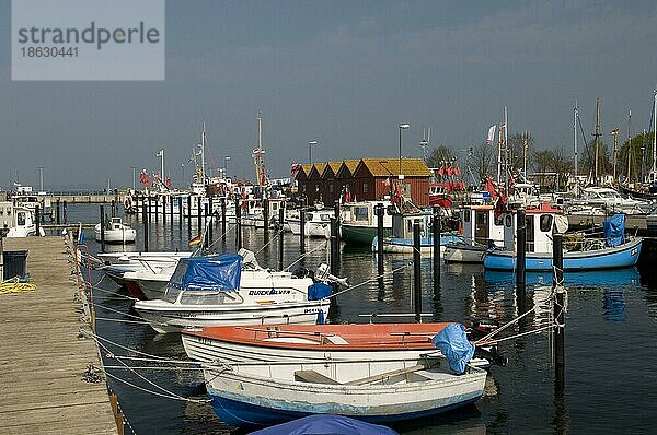 Hafen  Ostseekurort Laboe  Kieler Bucht  Schleswig-Holstein  Deutschland  Europa