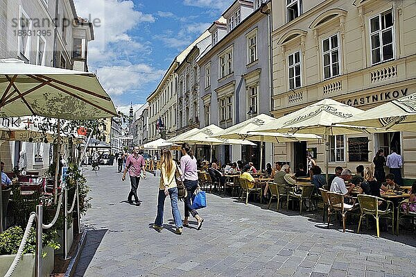 Historische Altstadt  Bratislava  Slowakei  Pressburg  Europa