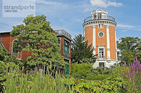 Elisenturm  botanischer Garten  Wuppertal  Nordrhein-Westfalen  Deutschland  Aussichtspunkt  Aussichtsturm  Europa