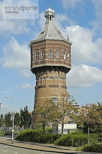 Wasserturm  Vlissingen  Halbinsel Walcheren  Seeland  Niederlande  Zeeland  Europa