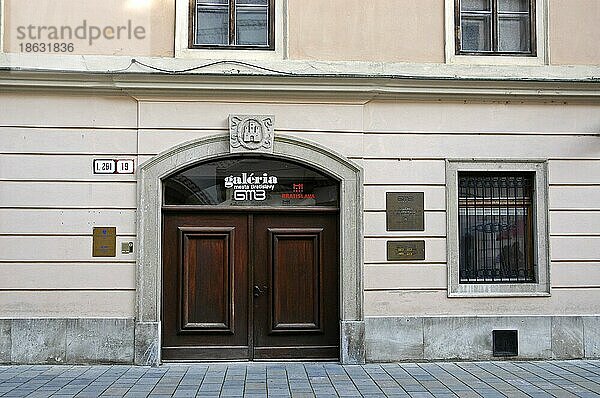 Städtische Galerie  im Palffy Palais  Bratislava  Slowakei  Pressburg  Europa
