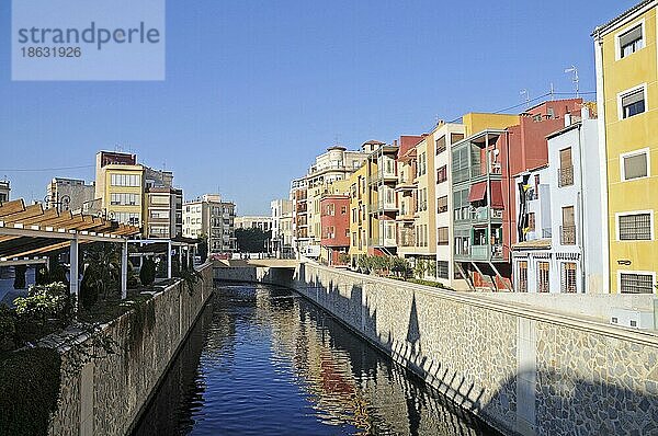 Fluss Segura  Orihuela  Alicante  Costa Blanca  Spanien  Europa