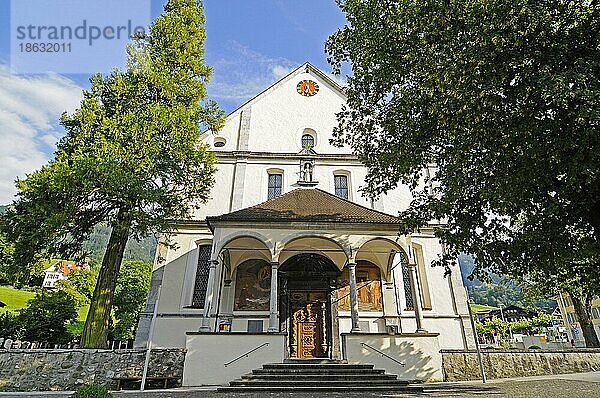 Kirche St. Theodul  Sachseln  Obwalden  Schweiz  Europa