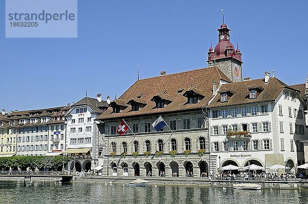 Rathaus  Altstadt  Luzern  Schweiz  Europa