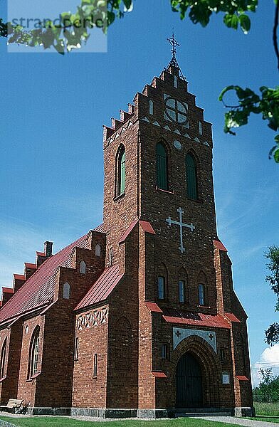 Church  Isle Aspo  Sweden  Kirche  Insel Aspö  Schweden  Europa