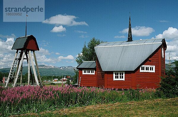 Kirche  Hemavan  Schweden  Europa