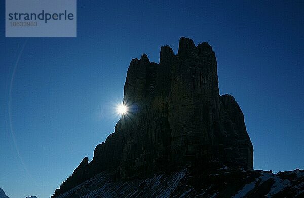 Three Chimneys  Dolomites  Italy  Drei Zinnen  Dolomiten  Italien  Europa