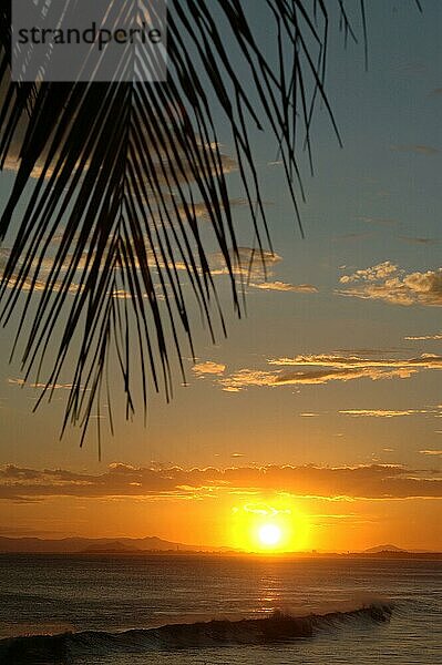 Sonnenuntergang  in der Nähe des Hotel Fiesta Resort  Puntarenas  Costa Rica  Mittelamerika