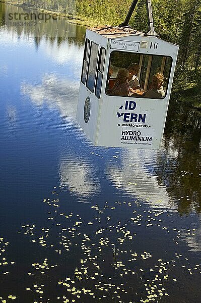 Seilbahn Linbanan  Norsjo  Vasterbotten  Schweden  Norsjö  Västerbotten  Europa