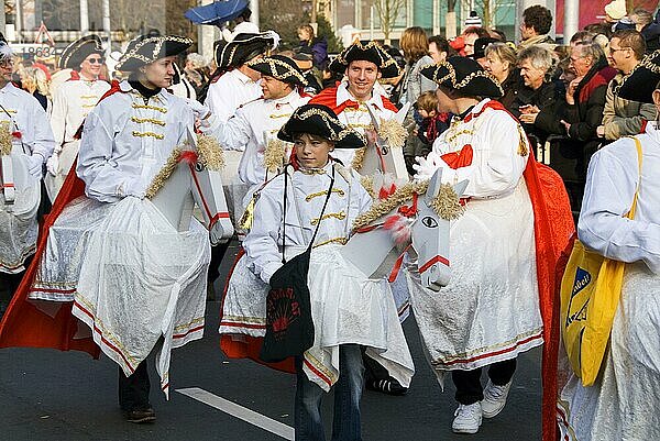 Karnevalsumzug  Braunschweig  Niedersachsen  Deutschland  Europa