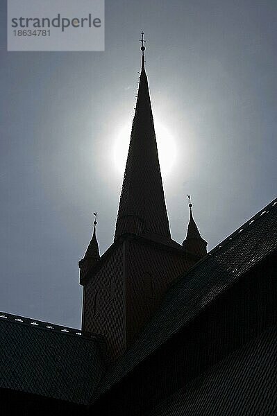 Stabkirche  Ringebu  Norwegen  Europa