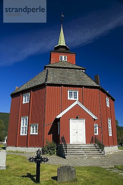 Kirche  Stören  Norwegen  Europa