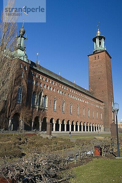 Stockholms stadshus  Rathaus  Stockholm  Schweden  Europa