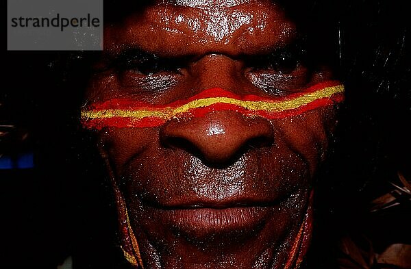 Huli man  Tari  Papua New-Guinea  Huli-Perueckenmann  Asia  Menschen  people  Querformat  horizontal  Brauchtum  Folklore  custums  traditions  folk_culture  Porträt  portrait  Papua-Neuguinea  Ozeanien