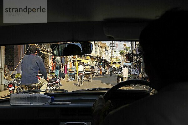 Taxifahrer  Rajasthan  Indien  Asien