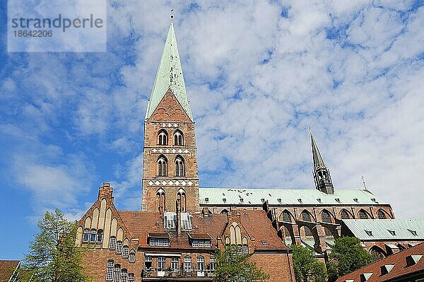 St. Marienkirche  Lübeck  Schleswig-Holstein  Deutschland  Europa