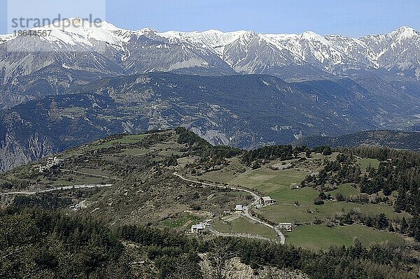 Französische Seealpen  Alpes-Maritimes  Provence-Alpes-Cote d'Azur  Südfrankreich