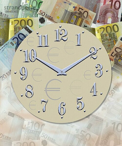 Zeit ist Geld  Symbolisches Bild