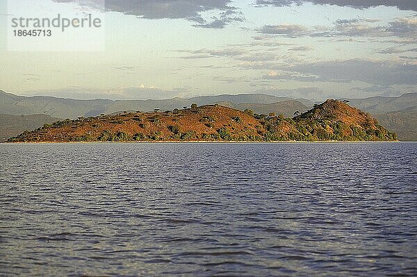 Kokwa-Insel im Baringo-See  Kenia  Afrika