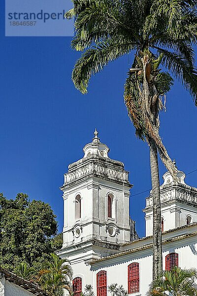Historischer Kirchturm in Solar do Unhao in der Stadt Salvador  Bahia  Brasilien  Brasilien  Südamerika