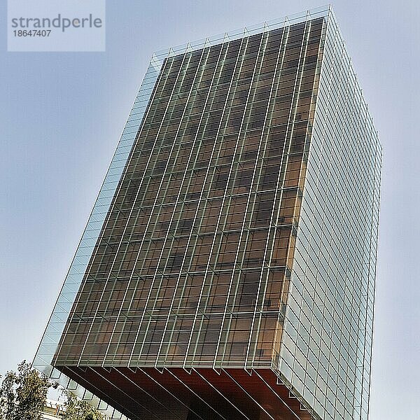 Büroturm Edificio Castelar  Architekt Rafael de La-Hoz  Glasfassade  Madrid  Spanien  Europa