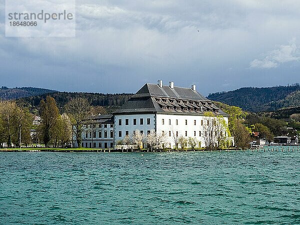 Schloss Kammer  Wasserschloss  Seewalchen am Attersee  Attersee  Oberösterreich  Österreich  Europa