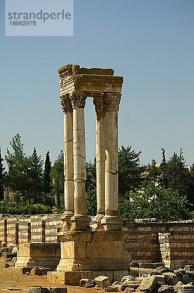 Burg Anjar Libanon Naher Osten