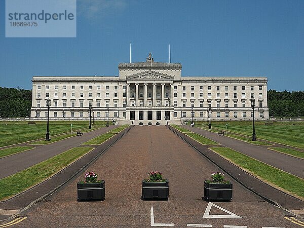 Stormont Parlamentsgebäude in Belfast  Irland  Europa