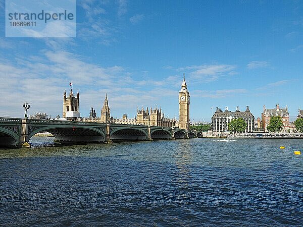 Parlamentsgebäude in London  Großbritannien  Europa