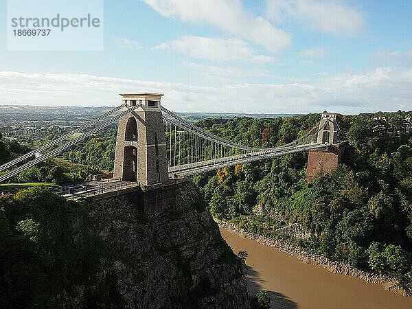 Clifton Hängebrücke in Bristol  UK