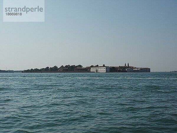 Insel San Servolo in Venedig  Italien  Europa
