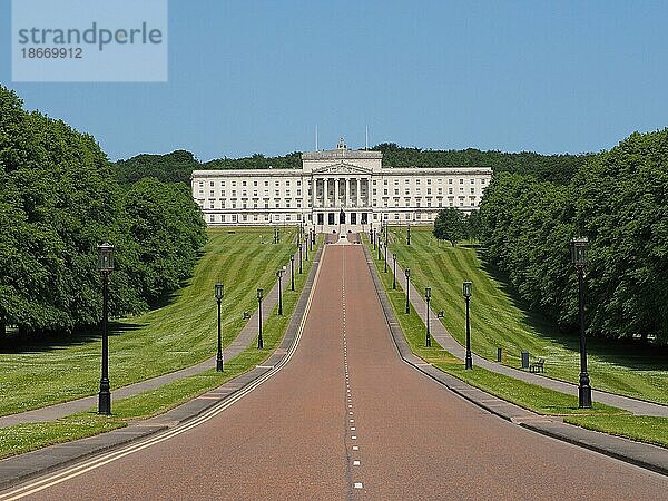 Stormont Parlamentsgebäude in Belfast  Irland  Europa