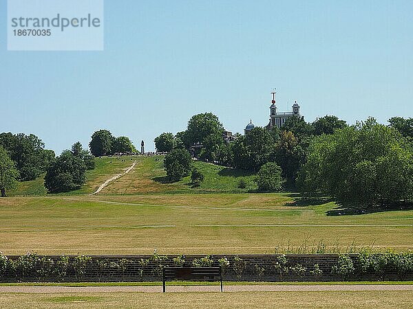 Königlicher Observatoriumsberg in London  UK