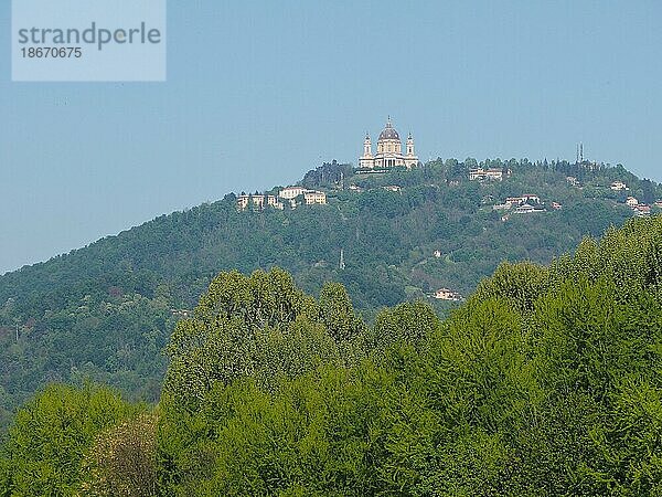 Basilika von Superga in Turin  Italien  Europa