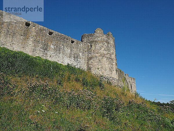 Chepstow Castle Ruinen in Chepstow  UK