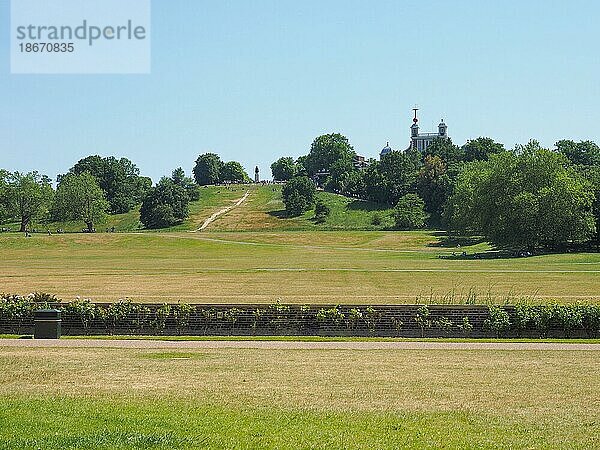 Königlicher Observatoriumsberg in London  UK