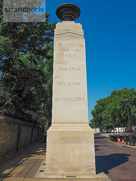 Memorial Gates in London  Großbritannien  Europa