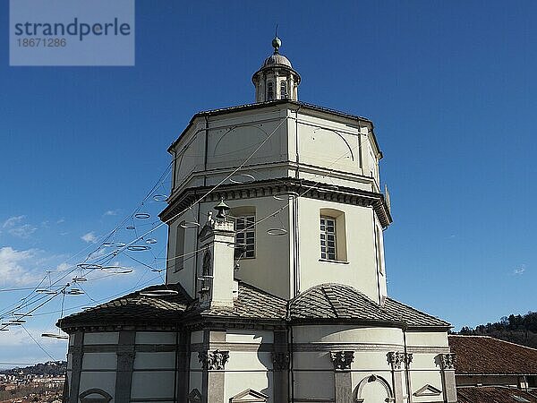 Kirche Monte Cappuccini in Turin  Italien  Europa