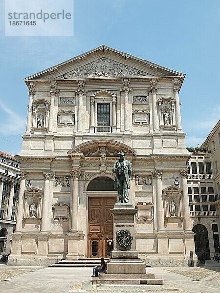 Kirche San Fedele  Mailand  Italien  Europa
