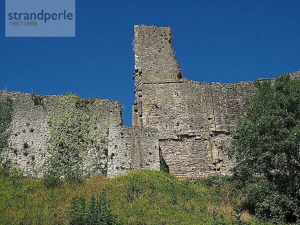 Chepstow Castle Ruinen in Chepstow  UK