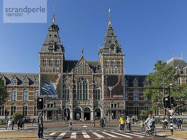 Rijksmuseum  Kunstmuseum  Amsterdam  Hauptstadt der Niederlande  Holland  Westeuropa