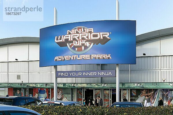 Ninja Warrior UK Adventure Park  Cribbs Causeway Retail Park  Patchway  Bristol  England  Vereinigtes Königreich