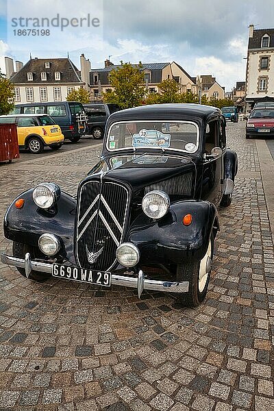 Oldtimer Citroën  Concarneau  Département Finistère  Frankreich  Europa