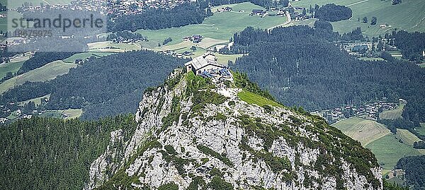 Kehlsteinhaus am Kehlstein  Berchtesgadener Alpen  Berchtesgadener Land  Bayern  Deutschland  Europa